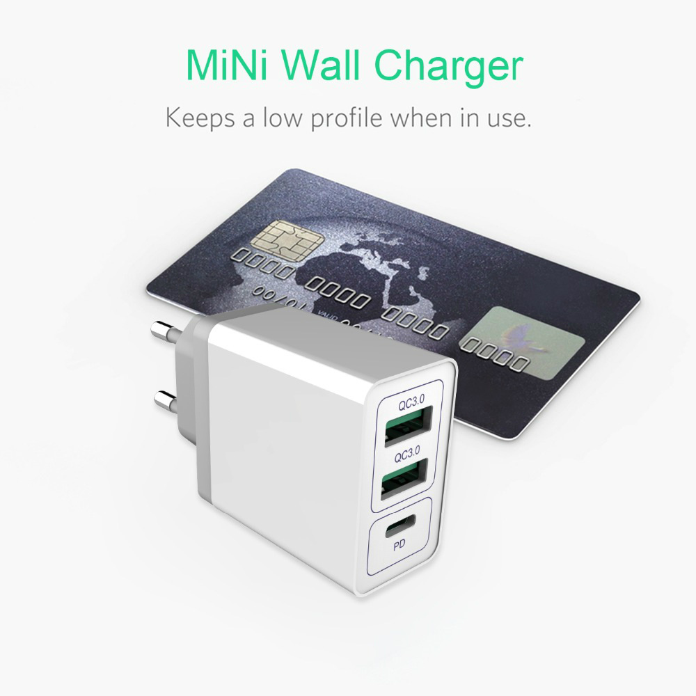 Bakeey-30W-Dual-USB-QC30-PD-Fast-Charging-USB-Charger-Adapter-For-iPhone-8Plus-XS-11Pro-Huawei-P30-P-1615595