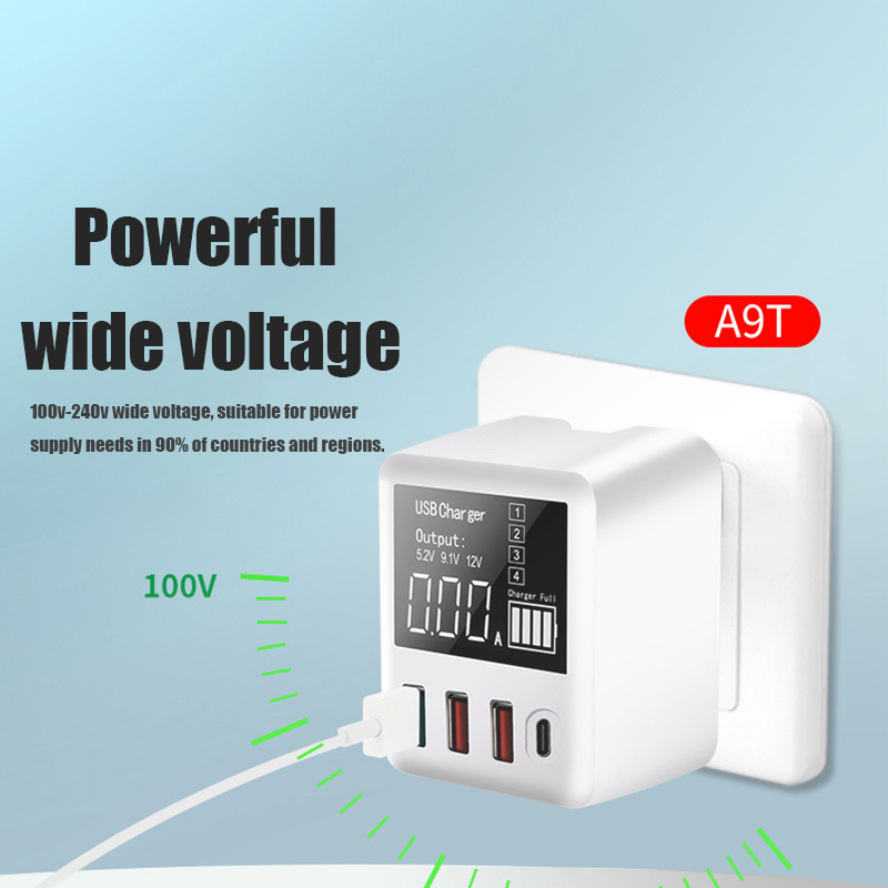 Bakeey-30W-Type-C-QC30-Multi-Port-LED-Display-Fast-Charging-Charger-Adapter-For-iPhone-8Plus-11-Pro--1600524