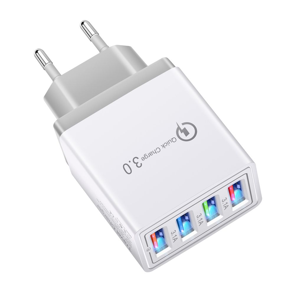 Bakeey-31A-4USB-LED-Light-Fast-Charging-USB-Charger-Adapter-For-iPhone-8-Plus-XS-11Pro-Huawei-P30-Pr-1600456