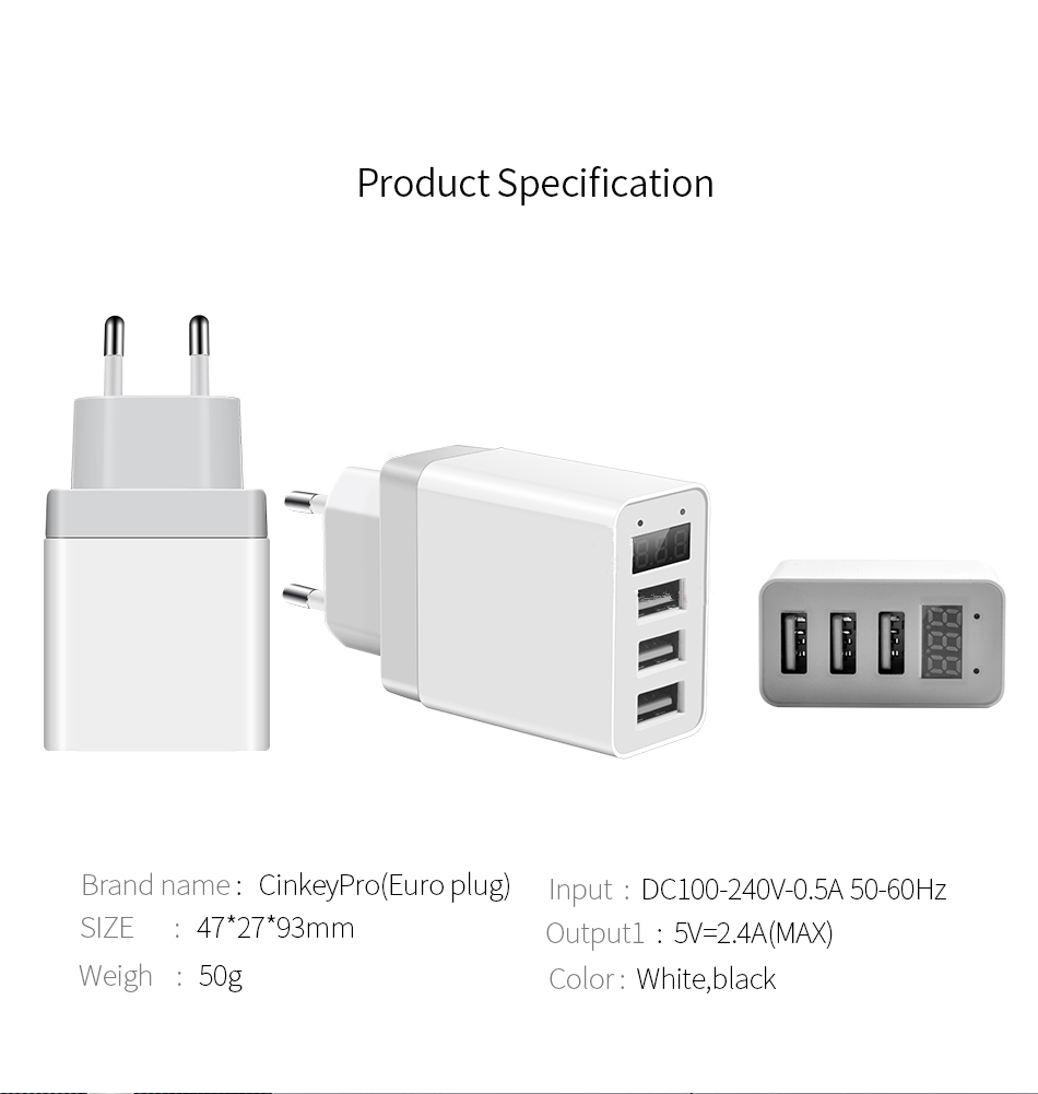 Bakeey-31A-LED-Display-3-USB-Ports-EU-Plug-Fast-Travel-Wall-Charger-For-iPhone-11-Pro-Max-Xs-8-Plus--1189557