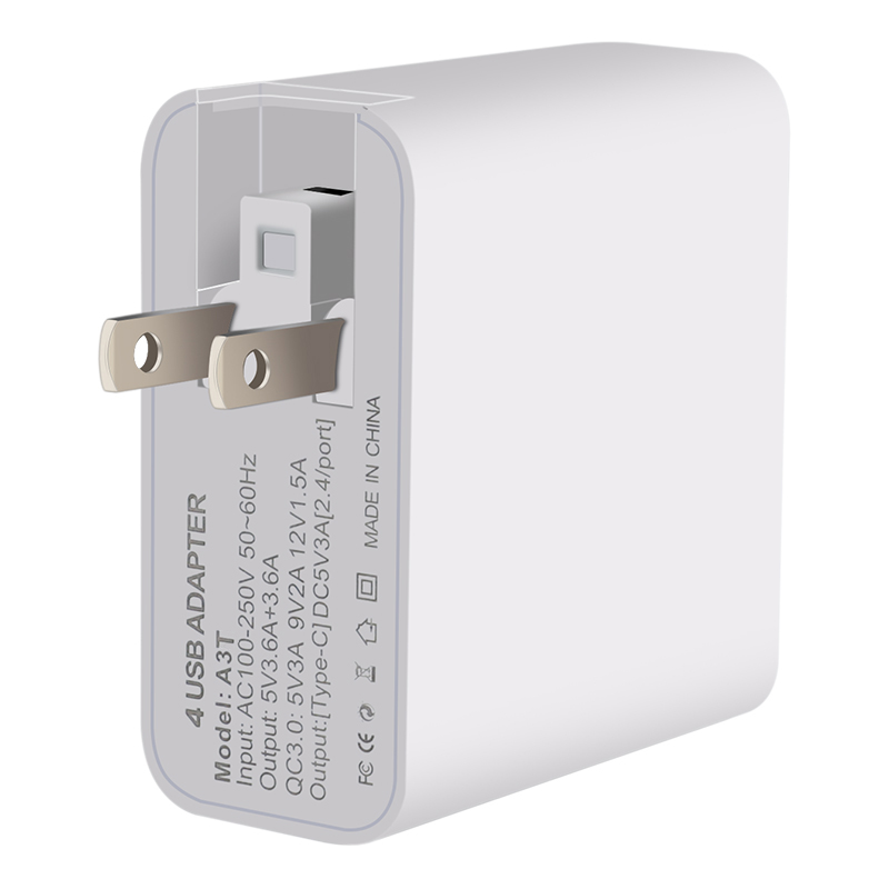 Bakeey-36W-USB-Charger-QC30-Type-C-Travel-Wall-Charger-Adapter-With-3USB-Type-C-Flash-Charging-For-i-1717217