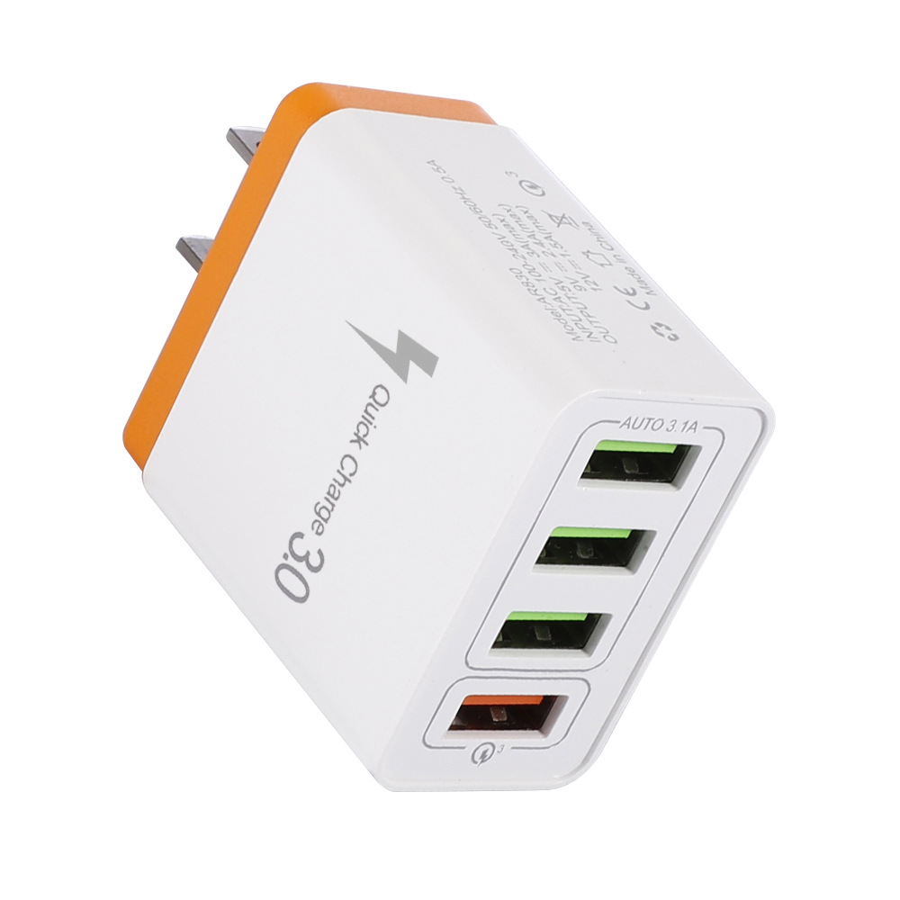 Bakeey-3A-QC30-Multi-port-Fast-Charging-USB-Charger-Adapter-For-iPhone-8Plus-XS-11-Pro-Huawei-P30-Pr-1615596