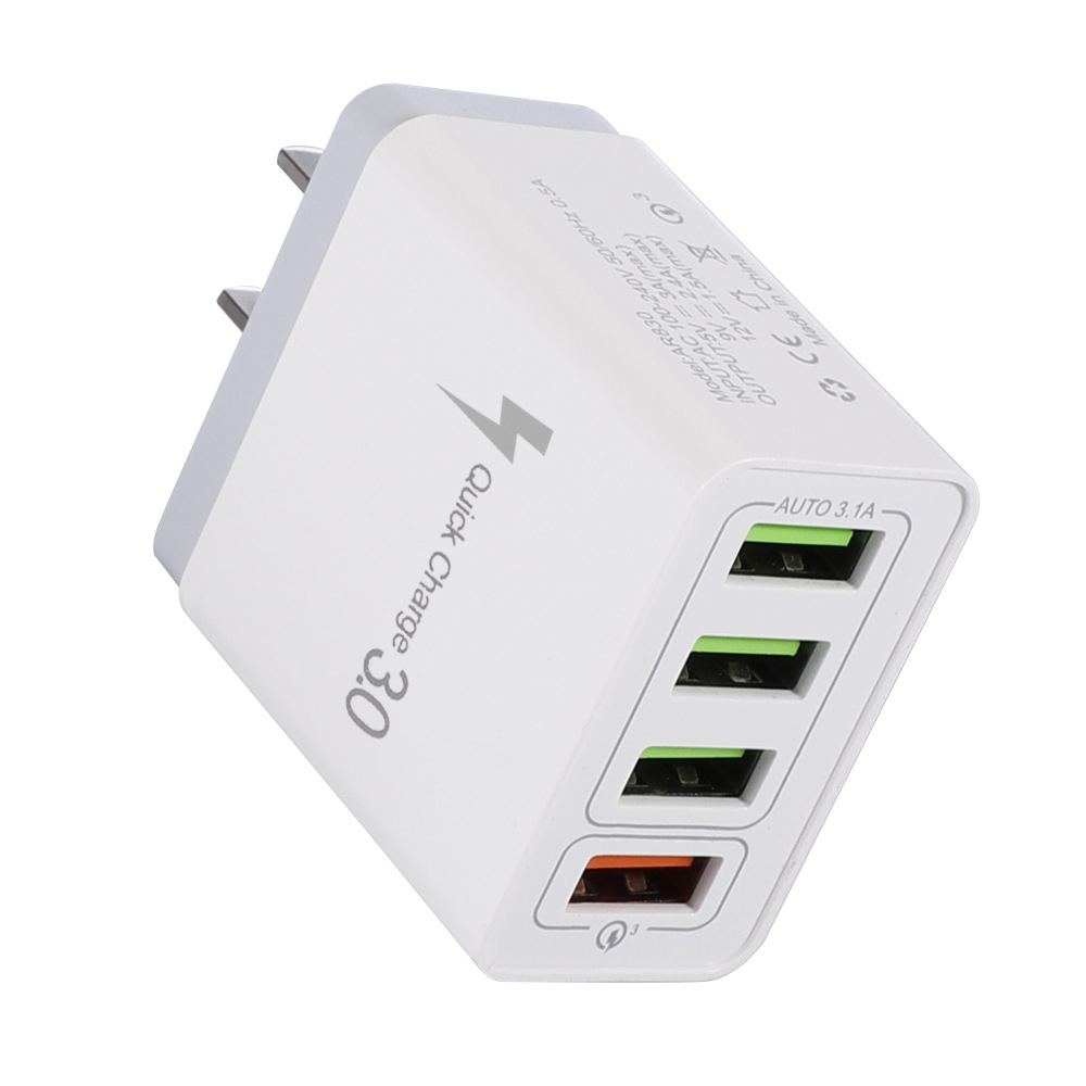 Bakeey-3A-QC30-Multi-port-Fast-Charging-USB-Charger-Adapter-For-iPhone-8Plus-XS-11-Pro-Huawei-P30-Pr-1615596