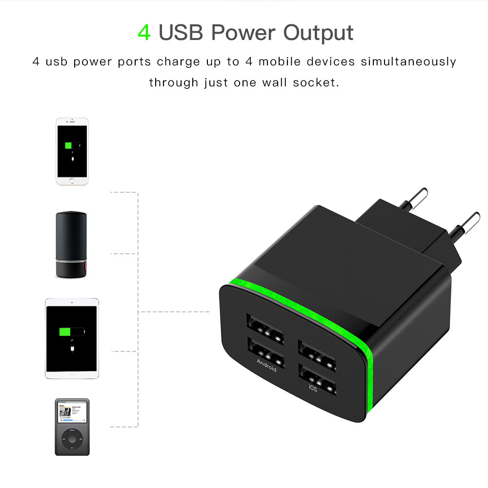 Bakeey-4-USB-Port-QC30-Fast-Charge-4A-USB-Charger-for-Samsung-for-iPhone-Xiaomi-Huawei-1410766