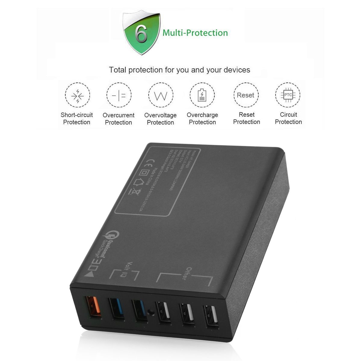 Bakeey-40W-QC30-USB-Charger-Fast-Charging-Adapter-With-Detachable-Cable-For-iPhone-XS-11Pro-Huawei-P-1672653