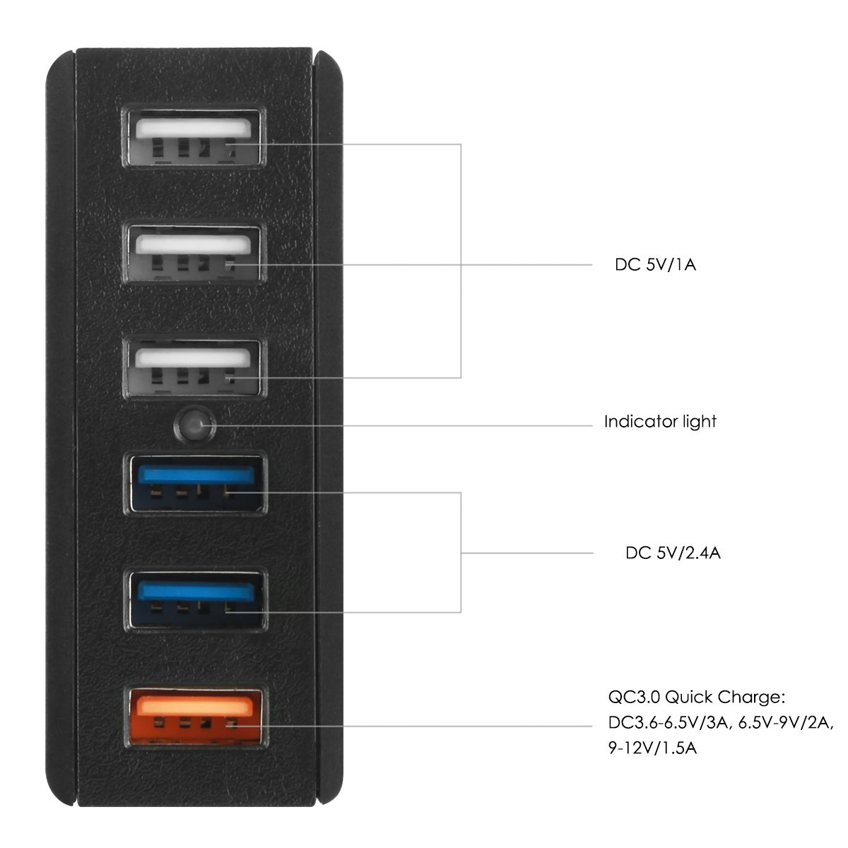 Bakeey-40W-QC30-USB-Charger-Fast-Charging-Adapter-With-Detachable-Cable-For-iPhone-XS-11Pro-Huawei-P-1672653