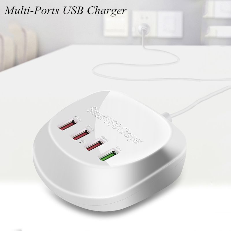 Bakeey-45W-USB-Charger-QC30-Travel-Wall-Charger-With-3USB-20--1QC30-USB-EU-Plug-Fast-Charging-For-iP-1717438