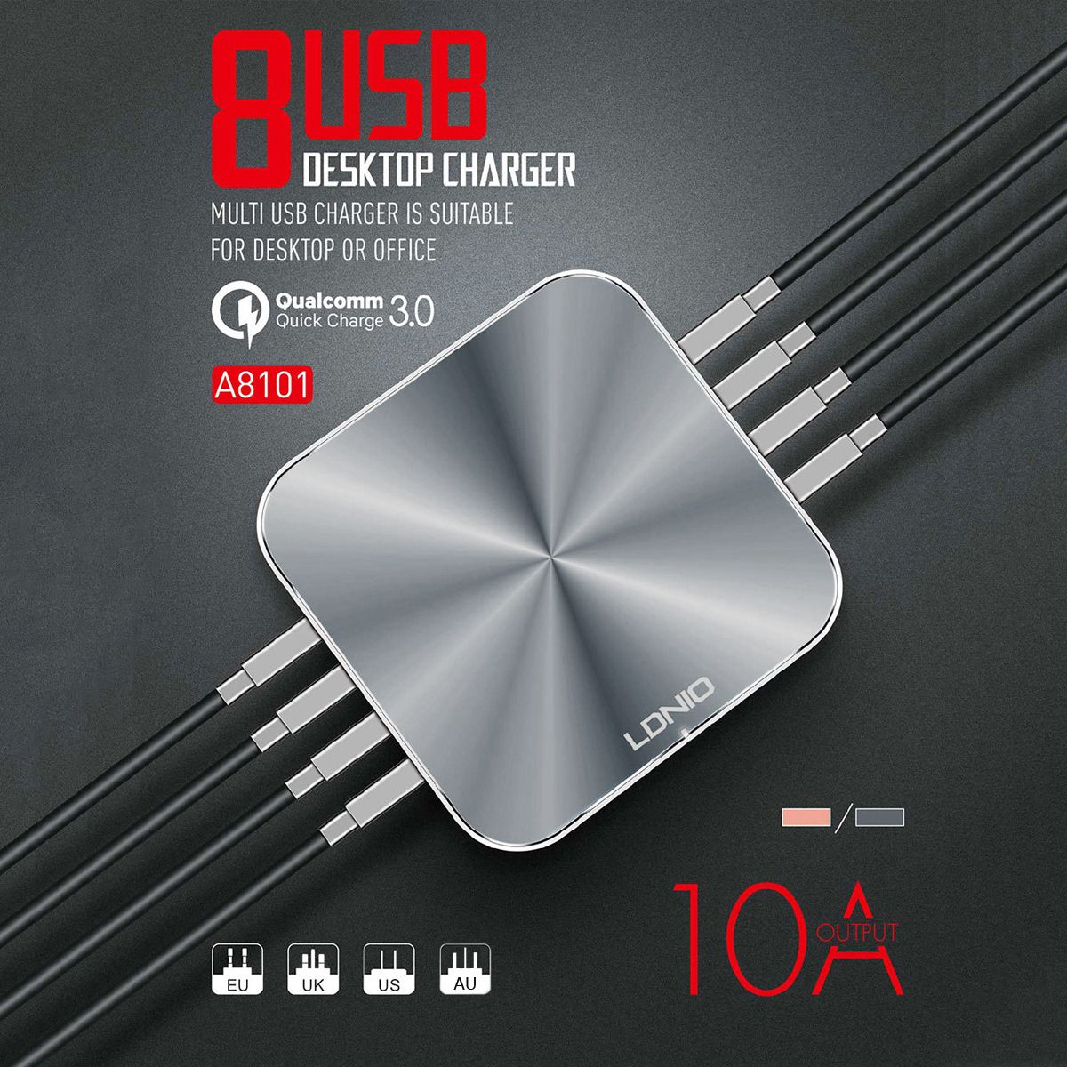 Bakeey-50W-8-USB-Port-QC-Charger-Fast-Charging-For-iPhone-12-XS-11Pro-MI10-Mi10-Note-9S-S20-1738834