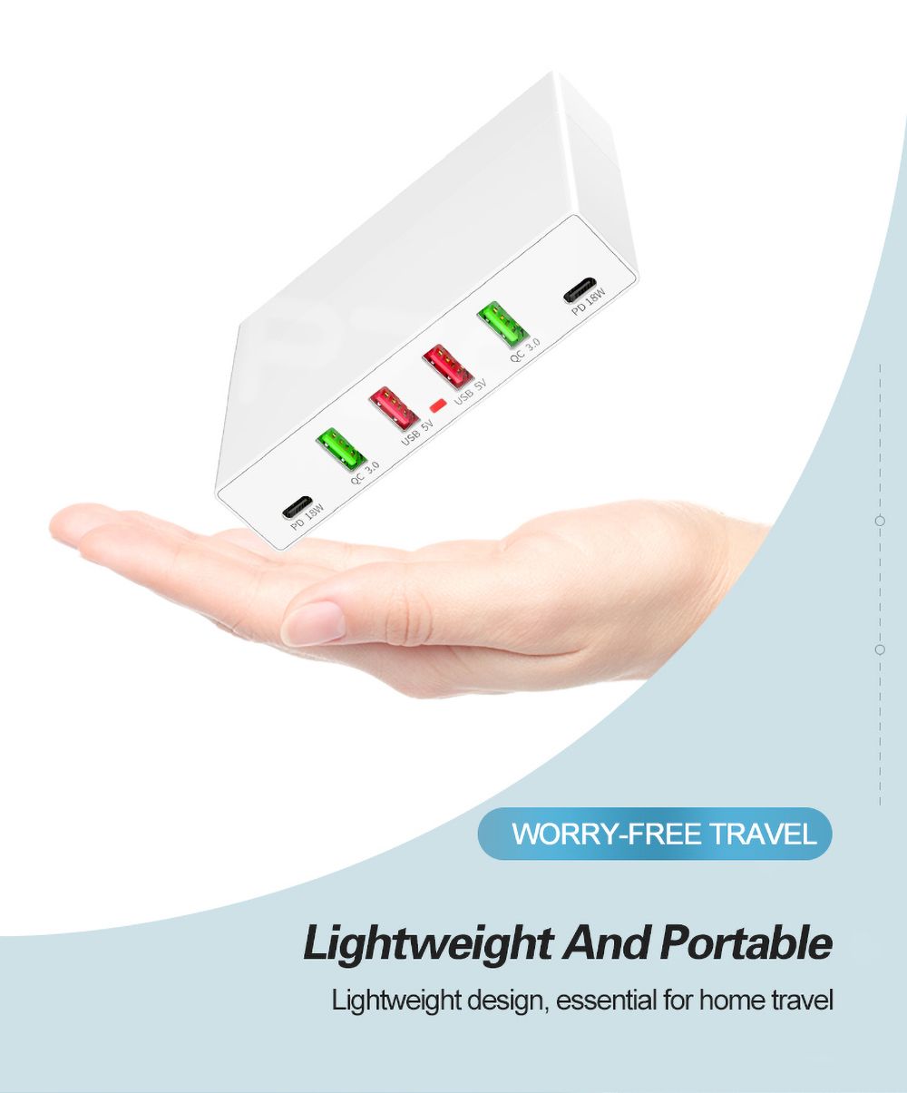 Bakeey-72W-6-Ports-QC30-PD30-USB-Charger-Dual-2-PD-Ports-Adapter-Hub-Charger-for-iPhone-12-Pro-Max-P-1746873