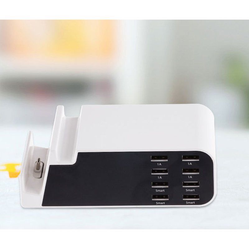 Bakeey-8-Ports-24A-Type-C-Fast-Charger-Dock-EU-Plug-For-iPhone-X-8Plus-Oneplus-5T-Xiaomi-Mi-A1-1275988