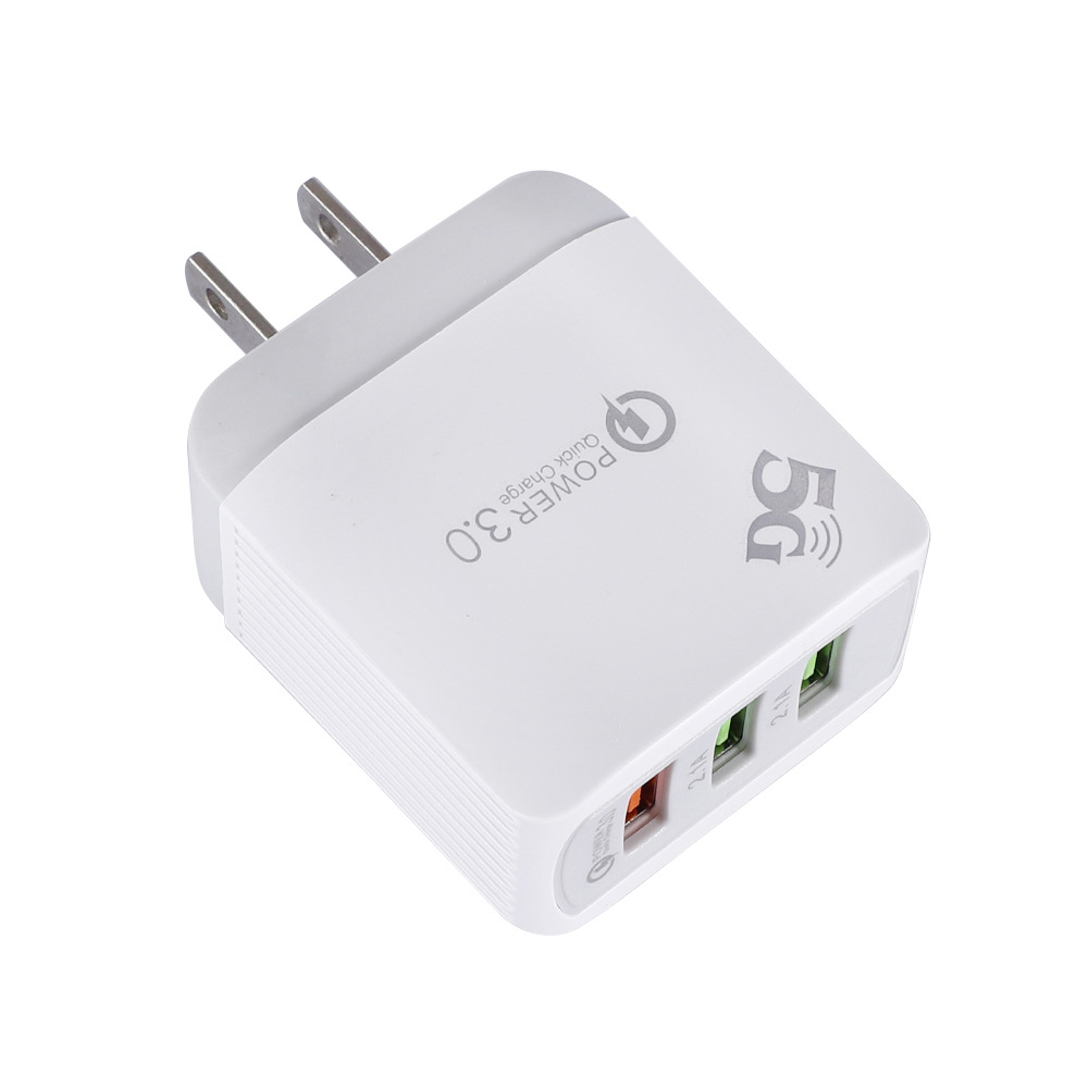 Bakeey-Multi-Port-QC30-3A-Fast-Charging-USB-Charger-Adapter-For-iPhone-8-Plus-XS-11-Pro-Oneplus-7T-P-1604449