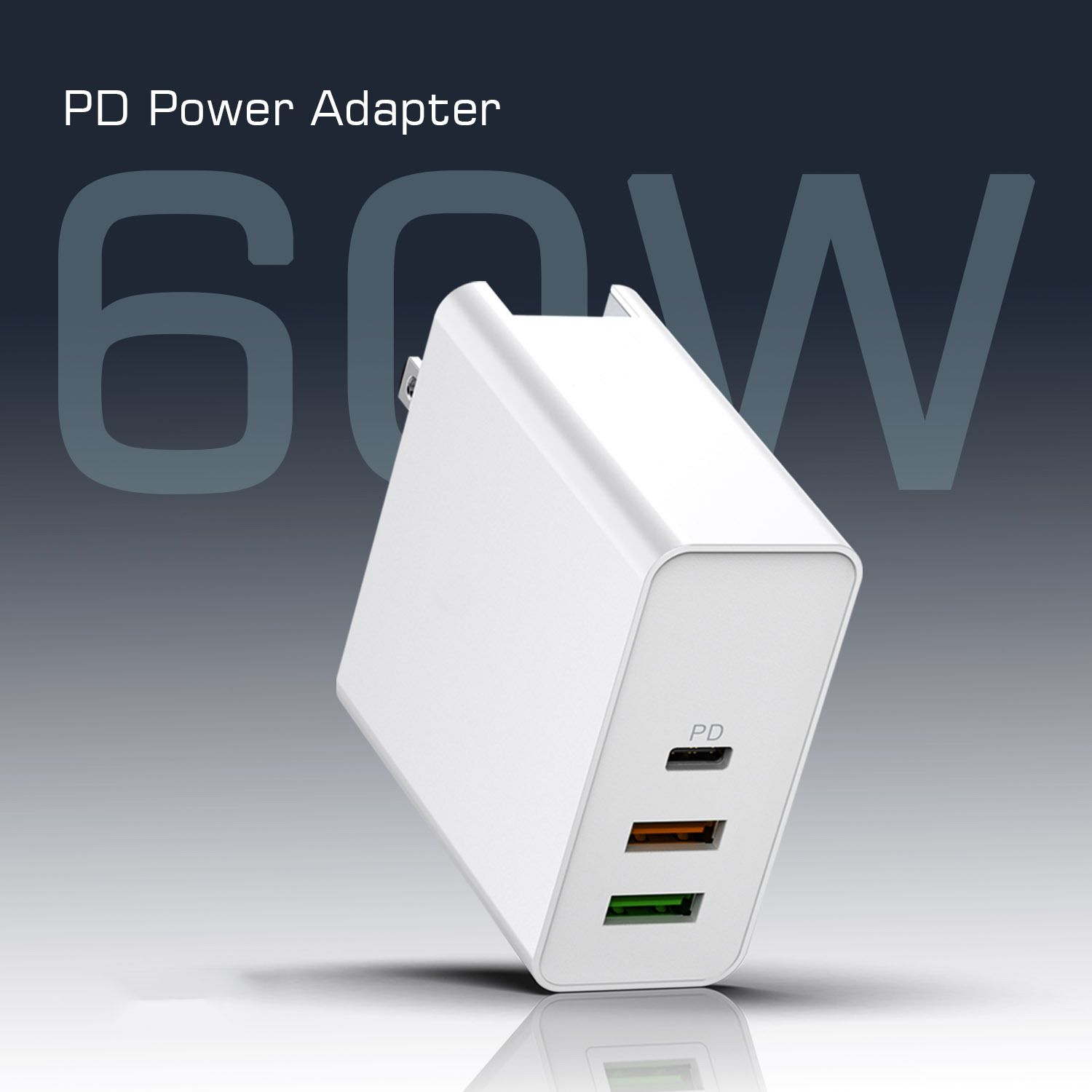 Bakeey-PD-60W-PD-Multi-Port-Fast-Charging-Intelligent-Folding-USB-Charger-Adapter-For-iPhone-8Plus-X-1619389