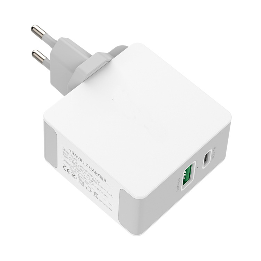 Bakeey-QC30-PD-Type-C-Dual-USB-Fast-Charging-USB-Charger-Adapter-For-iPhone-X-XS-Xiaomi-Mi9-Redmi-7A-1568307