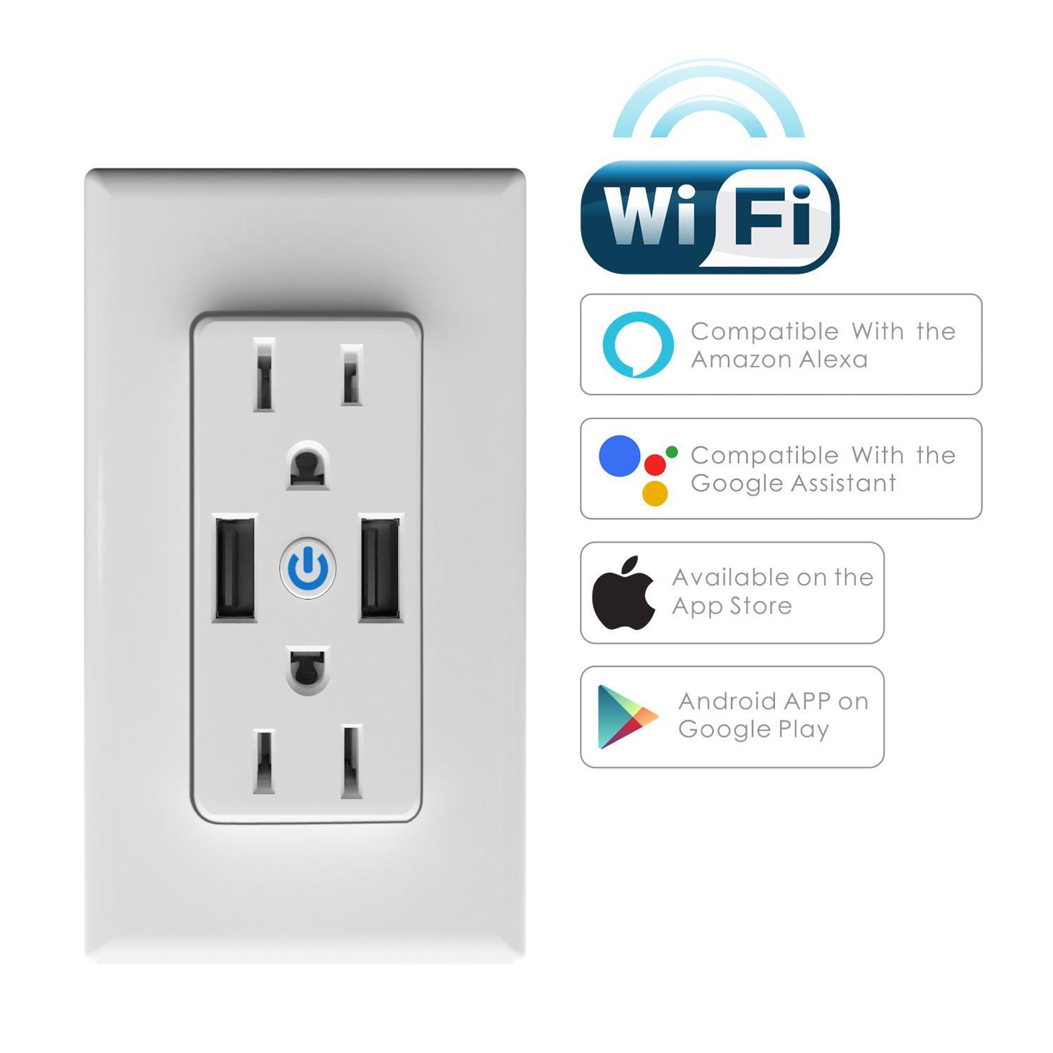 Bakeey-T16-WIFI-Remote-Control-Smart-Home-Wall-Socket-Power-Switch-For-Amazon-Alexa-Google-Assistant-1354113