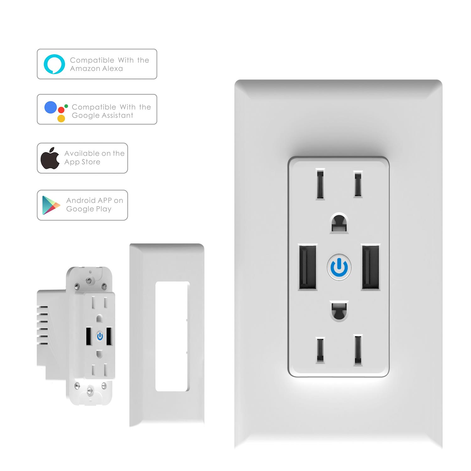 Bakeey-T16-WIFI-Remote-Control-Smart-Home-Wall-Socket-Power-Switch-For-Amazon-Alexa-Google-Assistant-1354113