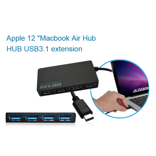 Bakeey-Type-C-USB30-High-Speed-Expansion-4-Ports-HUB-USB-Splitter-Adapter-for-Mi-A2-1365145