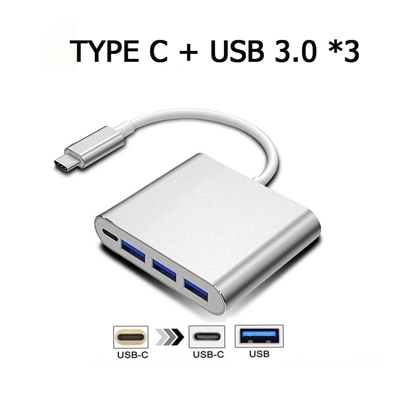 Bakeey-Type-C-to-USB-30-with-Type-c-Charging-Port-Adapter-Extension-USB-Charger-for-Mobile-Phone-1439694
