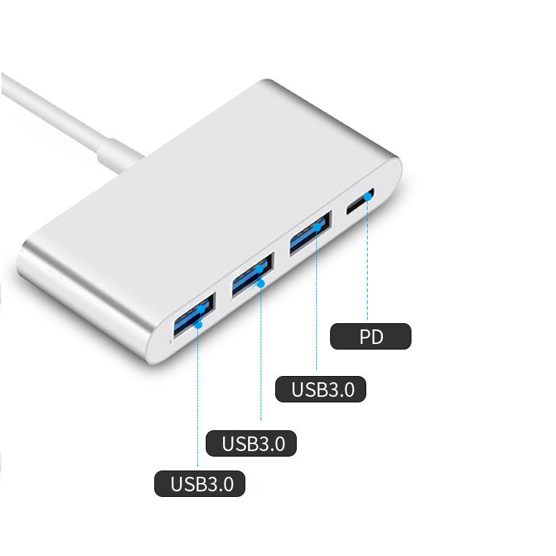 Bakeey-Type-C-to-USB-30-with-Type-c-Charging-Port-Adapter-Extension-USB-Charger-for-Mobile-Phone-1439694