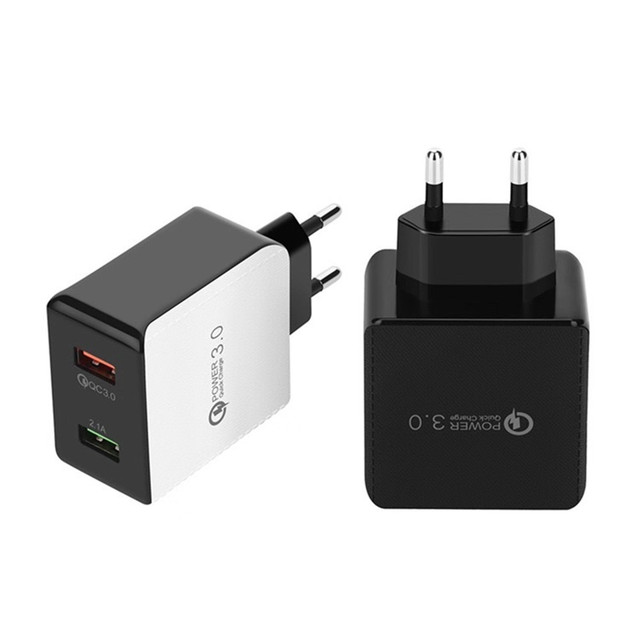 Bakeey-USB-Charger-Dual-Port-QC30-Fast-Charging-For-iPhone-XS-11Pro-Mi10-Note-9S-1686372