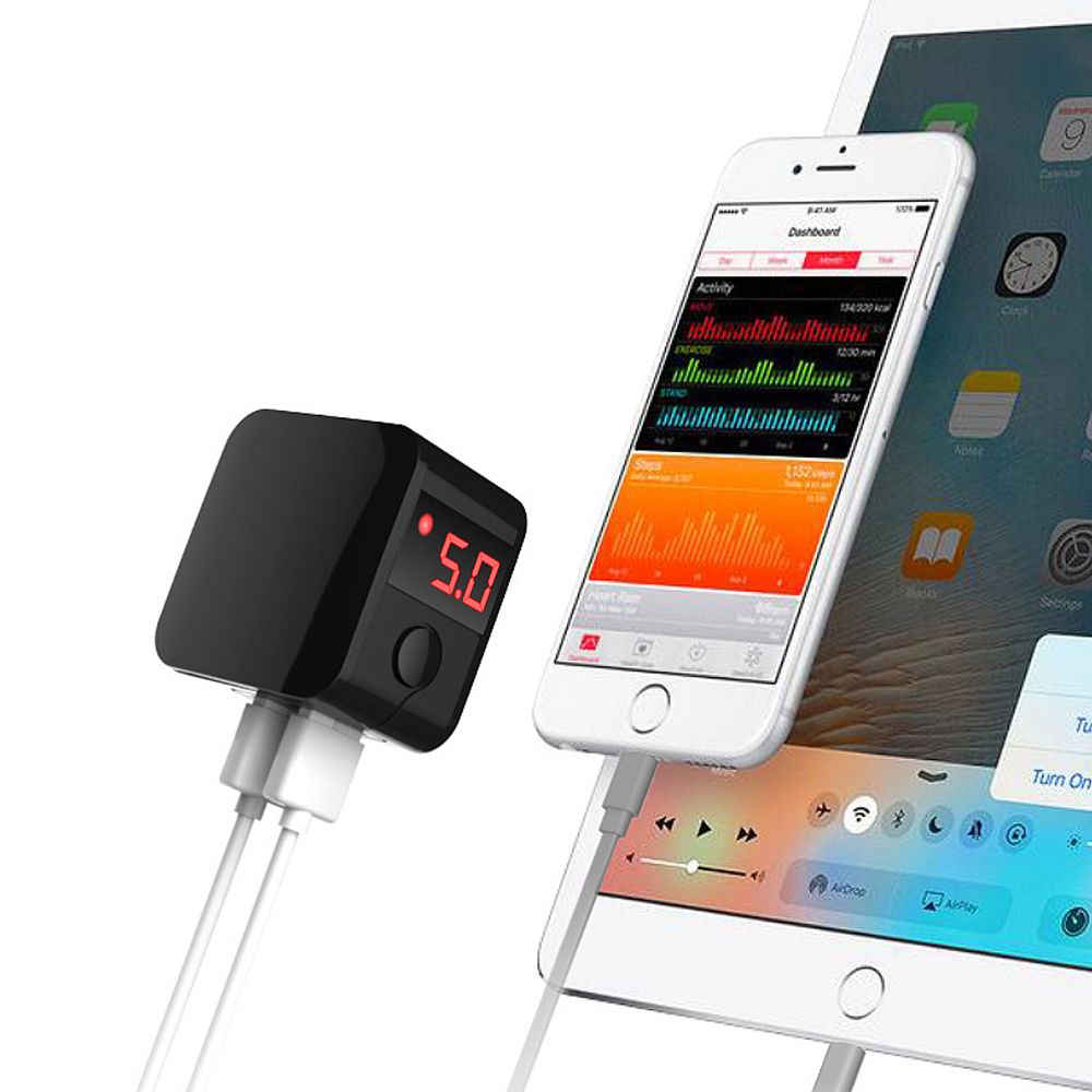 Bakeey-USB-Charger-LED-Display-Dual-Fast-Charging-Adapter-Wall-Travel-Charger-For-iPhone-XS-11Pro-Mi-1699141