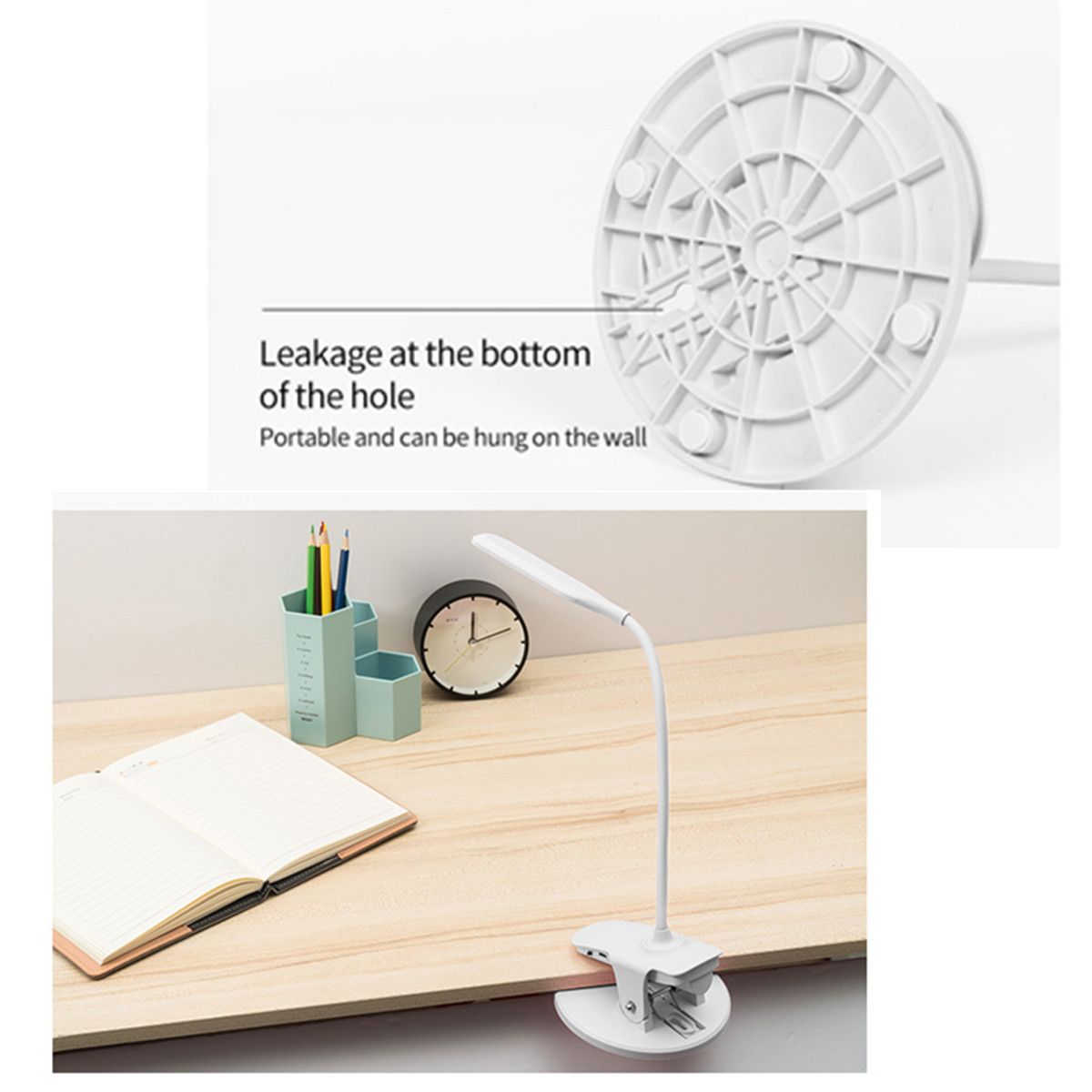 Bakeey-USB-Rechargeable-LED-Desk-Lights-Clip-Flexible-Eye-Protection-Reading-Touch-Lamp-USB-Charger-1613293