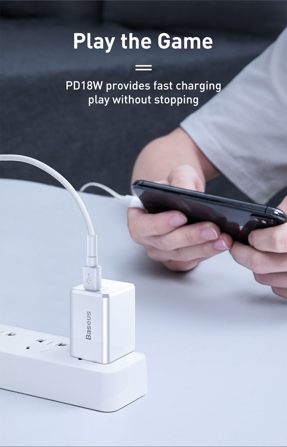 Baseus-18W-PD-Type-C-Fast-Charging-US-USB-Charger-Adapter-For-iPhone-X-XS-HUAWEI-P30-Oneplus-7-MI9-S-1537308
