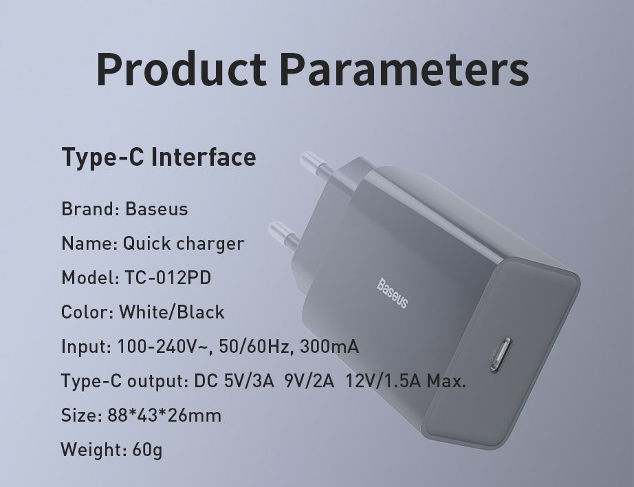 Baseus-18W-PD30-USB-C-Wall-Charger-FCP-AFC-Quick-Charge-EU-Plug-Type-C-Phone-Charger-For-Smart-Phone-1695468