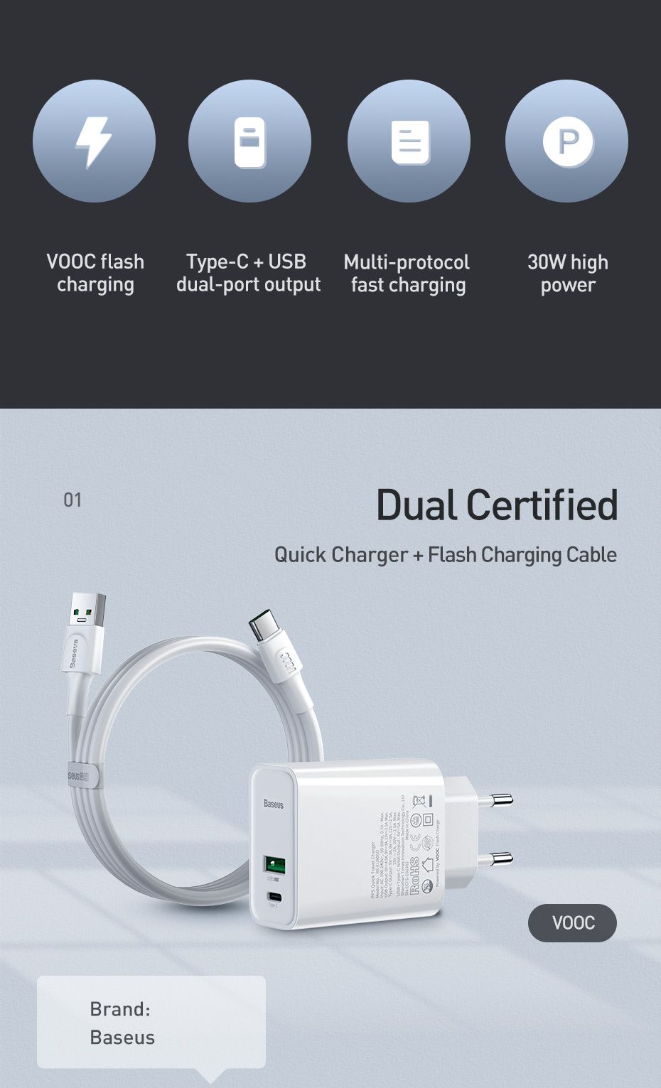 Baseus-EUUS-Plug-OPPO-Certified-VOOC-Warp-PPS-30W-5A-Dual-Port-USB-Charger-Kit-Fast-Charging-2-port--1690978