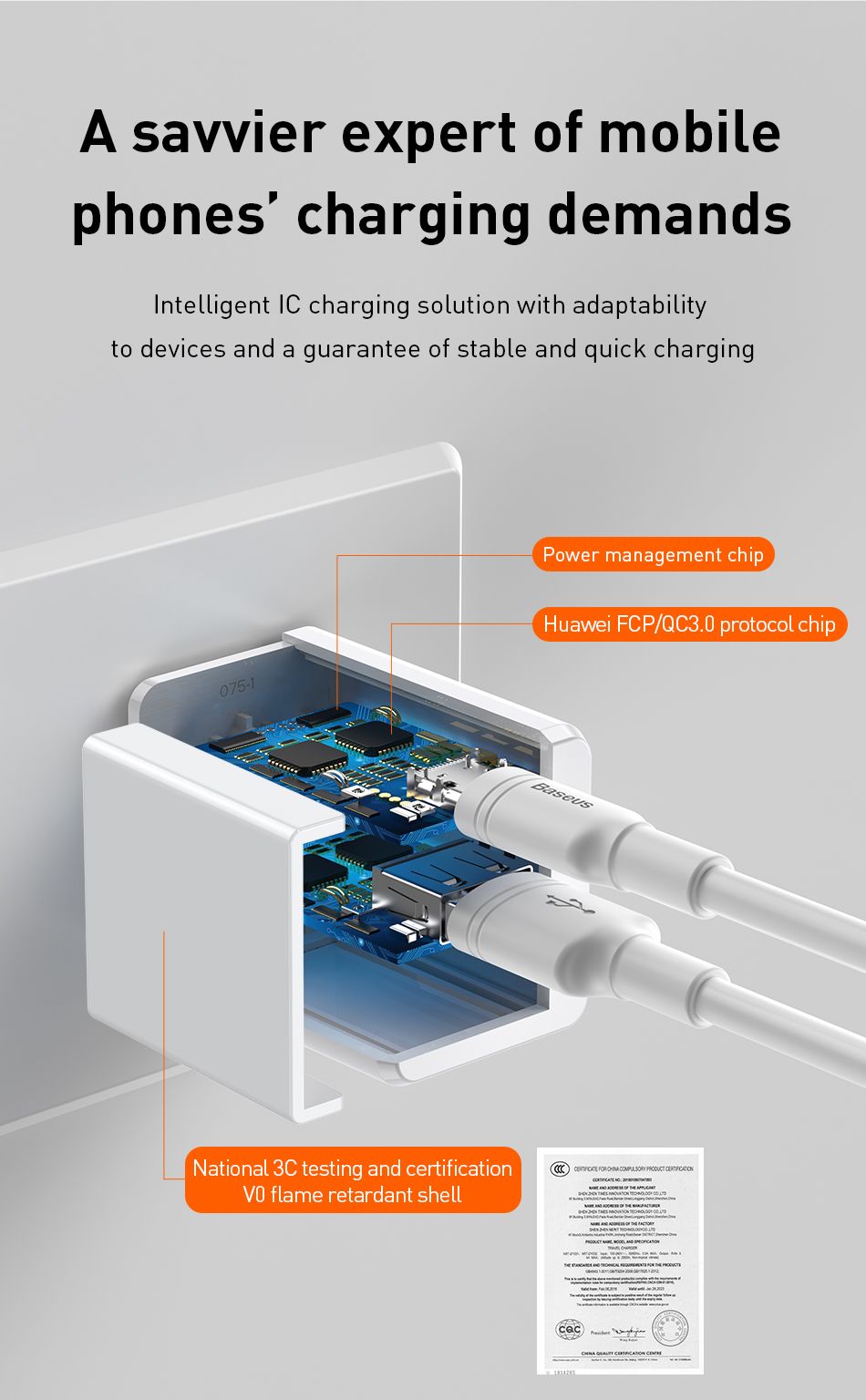 Baseus-PD30--QC30-Traveler-PPS-USB-C-18W-Quick-USB-Charger-for-Samsung-Huawei-1468156