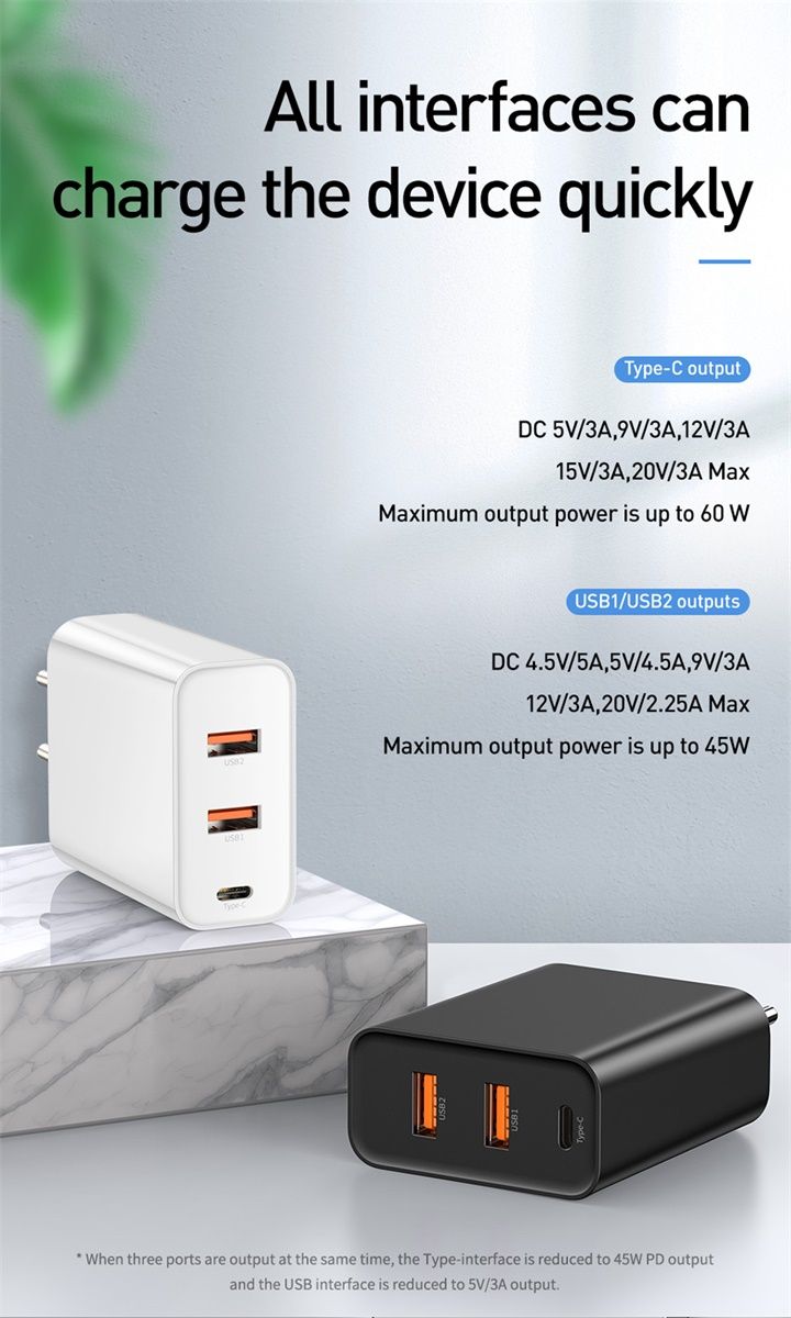 Baseus-PPS-5A-3-Quick-Charge-40-30-60W-EU-Charger-Adapter-For-iPhone-X-XS-Oneplus-7-Pocophone-HUAWEI-1531930