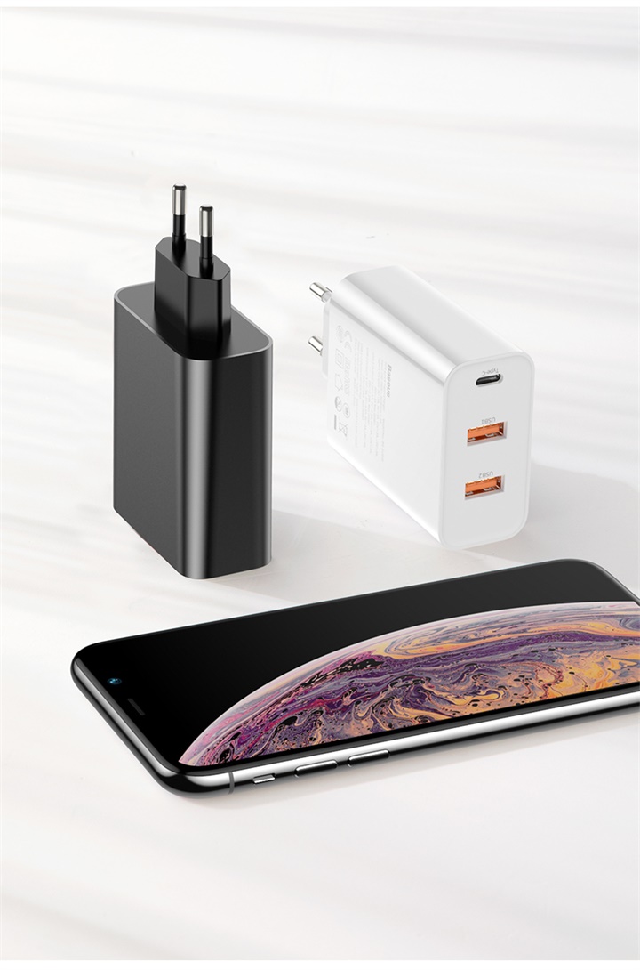 Baseus-PPS-5A-3-Quick-Charge-40-30-60W-EU-Charger-Adapter-For-iPhone-X-XS-Oneplus-7-Pocophone-HUAWEI-1531930