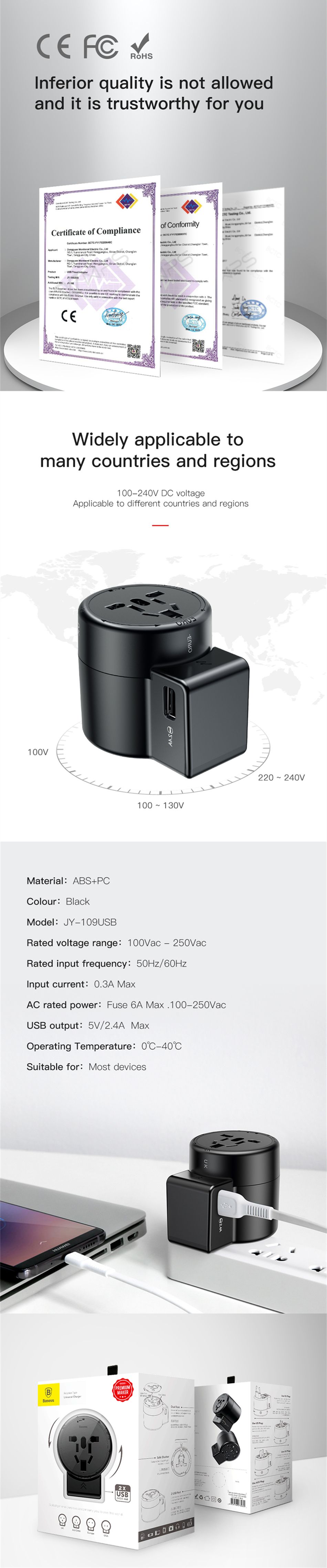 Baseus-Universal-Multi-function-Dual-USB-Socket-Travel-USB-Charger-US-EU-AU-UK-Plug-1289823