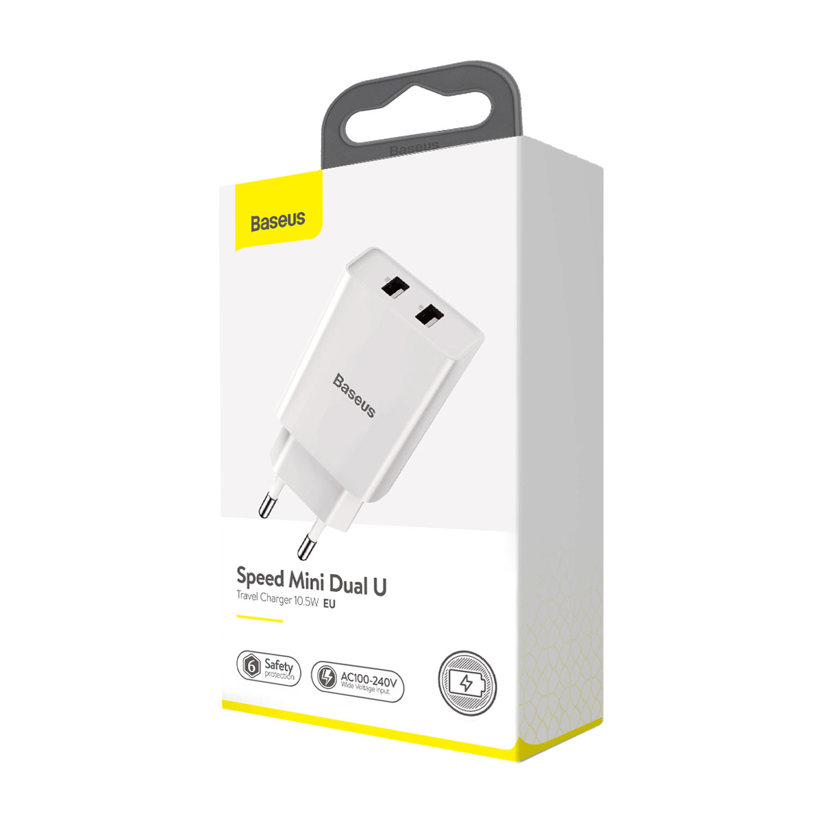 Basues-105W-2A-Smart-Protection-Dual-USB-Travel-Charger-EU-Plug-Fast-Charging-Speed-Mini-Universal-C-1608086