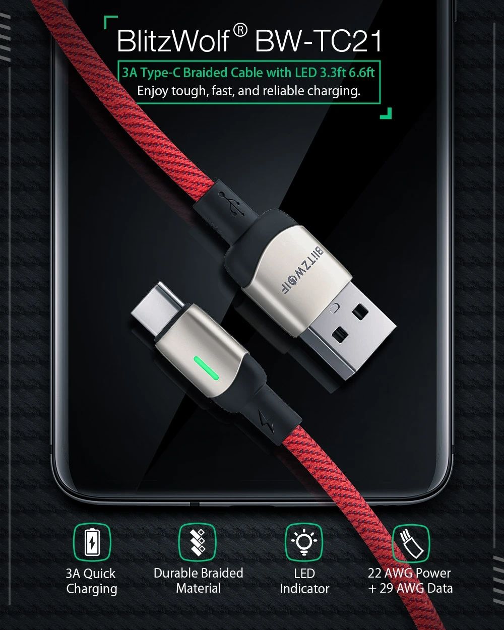 BlitzWolfreg-BW-PL3-36W-QC30-Dual-Ports-USB-Charger-EU-Adapter-with-BW-TC21-66ft-3A-LED-Indicator-US-1701404