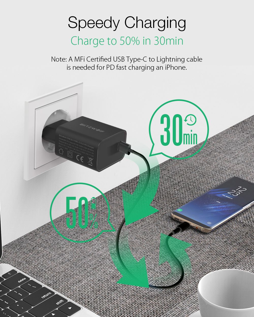 BlitzWolfreg-BW-S12-27W-QC4-QC40-QC30-PD-Type-C-Port-Charger--BW-TC17-3A-USB-PD-Type-C-to-Type-C-Cha-1592333