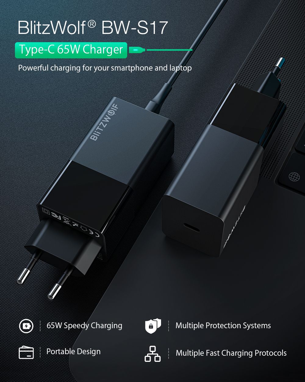 BlitzWolfreg-BW-S17-65W-USB-C-Charger-PD30-Power-Delivery-Wall-Charger-With-EU-Plug-Adapter-For-Smar-1706075