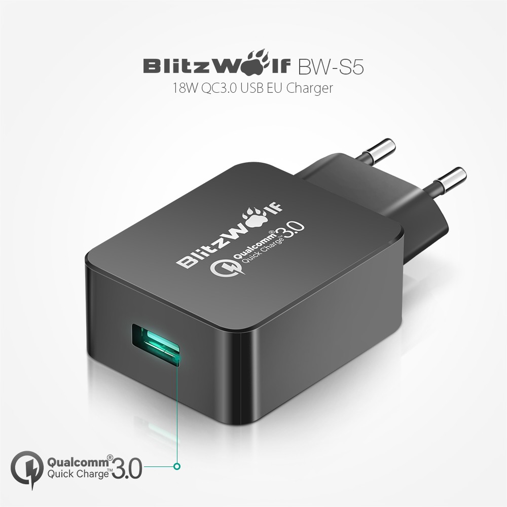 BlitzWolfreg-BW-S5-QC30-18W-USB-Charger-EU-Adapter--BW-TC14-3A-USB-Type-C-Charging-Data-Cable-3ft091-1490995