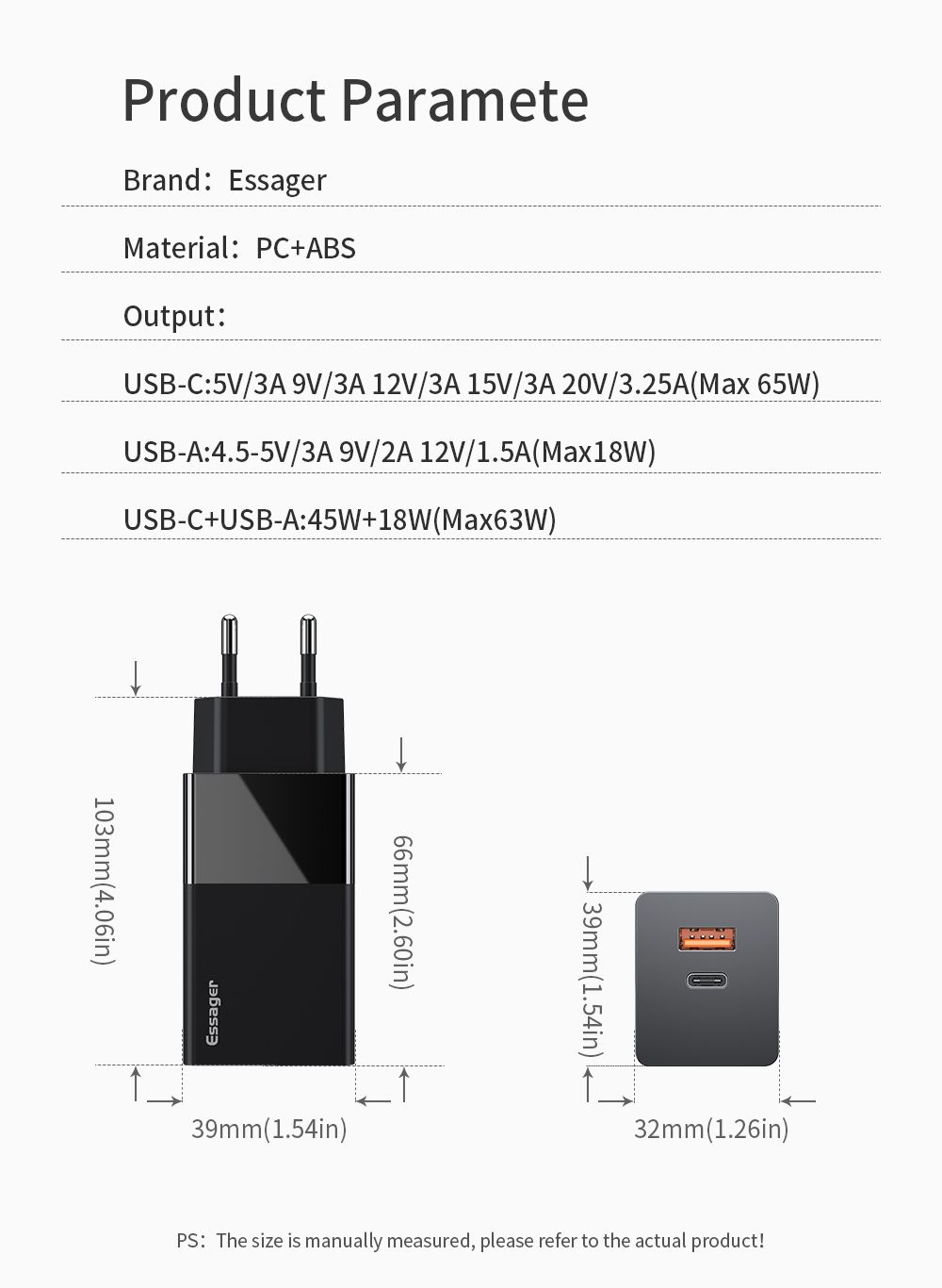 Essager-GaN-65W-USB-C-Charger-Quick-Charge-PD30-QC30-Type-C-Fast-Charging-Wall-Charger-for-Macbook-i-1746933