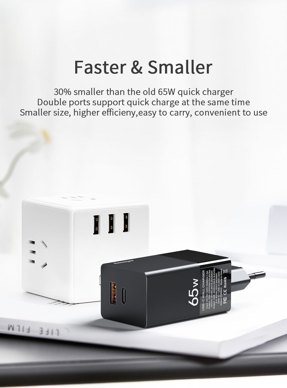 Essager-GaN-65W-USB-C-Charger-Quick-Charge-PD30-QC30-Type-C-Fast-Charging-Wall-Charger-for-Macbook-i-1746933