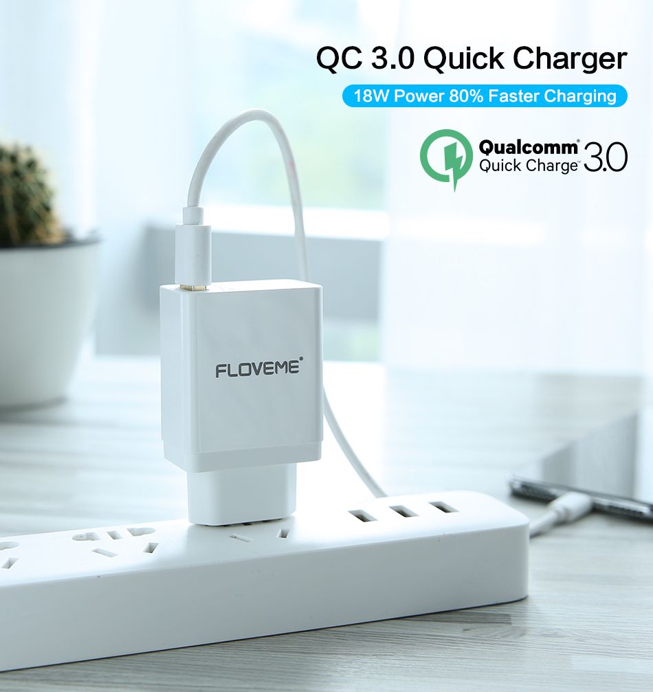 FLOVEME-QC30-Fast-Travel-Wall-USB-Charger-Adapter-EU-Plug-For-Smart-Phone-Tablet-Camera-1338921