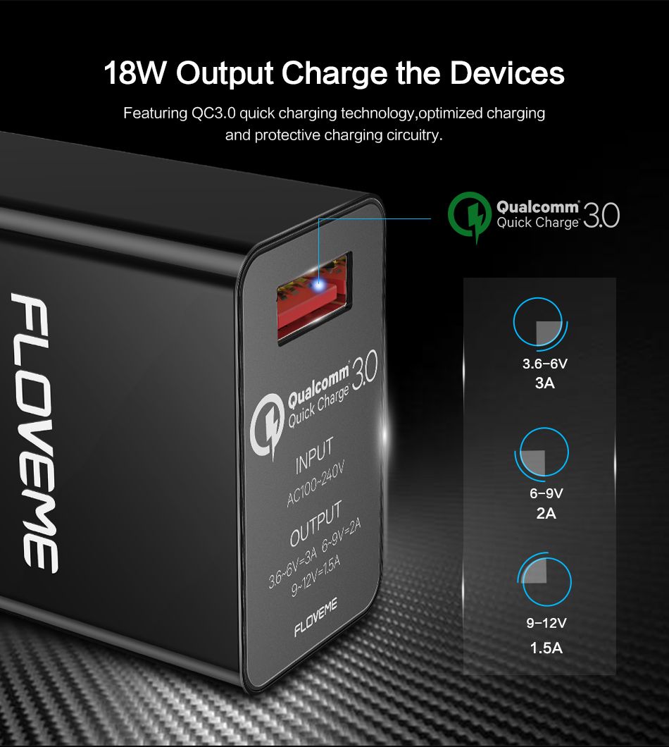 FLOVEME-QC30-Fast-Travel-Wall-USB-Charger-Adapter-EU-Plug-For-Smart-Phone-Tablet-Camera-1338921