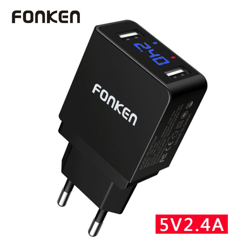 FONKEN-24A-Dual-USB-Ports-Fast-Charging-LED-Display-EU-Charger-Adapter-For-iPhone-X-XS-Oneplus-Pocop-1535800