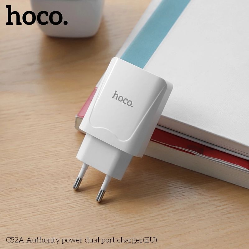HOCO-C52A-5V-21A-EU-Dual-USB-Charger-Power-Dual-USB-Port-Travel-Charger-for-Mobile-Phone-1471909