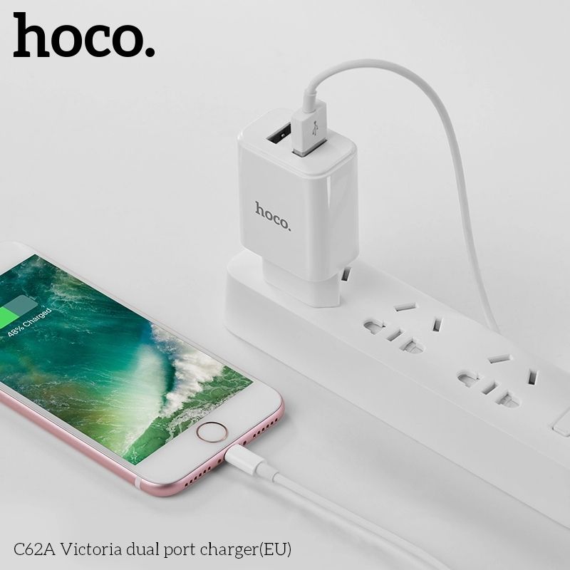 HOCO-C62A-EU-Plug-Smart-USB-Charger-for-Samsung-for-iPhone-Huawei-1417729