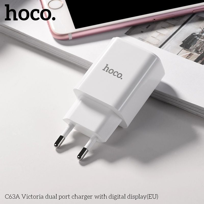 HOCO-C63A-EU-Plug-Smart-USB-Charger-With-Digital-Display-for-Samsung-for-iPhone-1417779