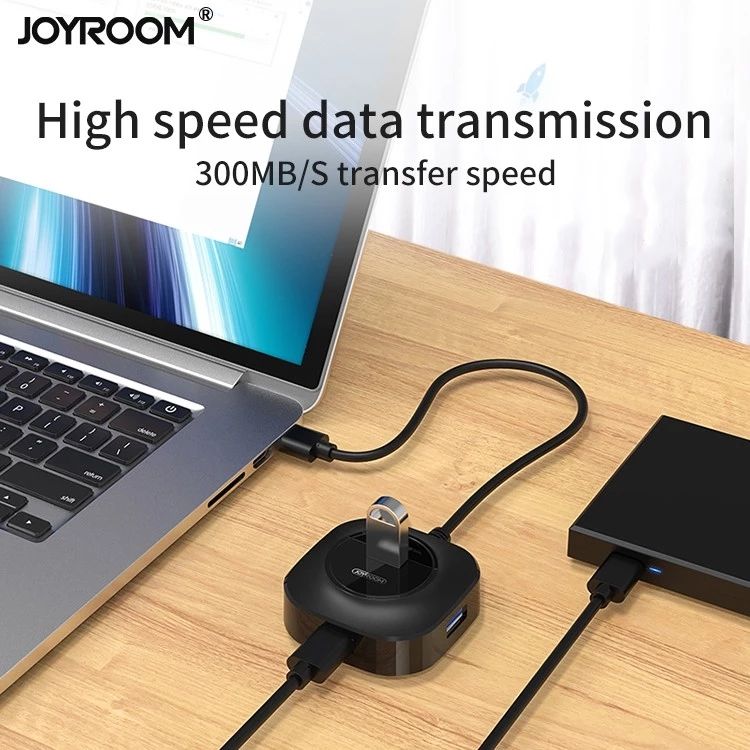 Joyroom-S-M371-4-Ports-Data-USB-30-HUB-Type-C-for-Tablet-Mobile-Phone-1420880