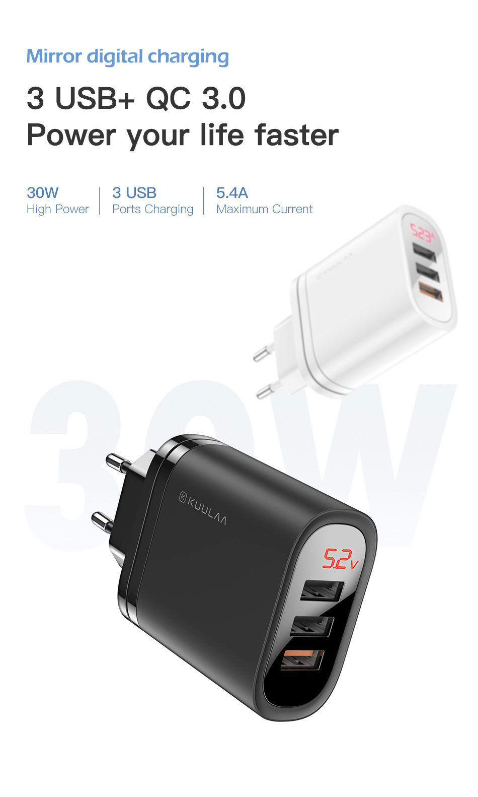 KUULAA-18W-3-USB-QC30-Digital-Display-Fast-Charging-USB-Charger-Adapter-For-iPhone-XS-XR-11-Pro-Onep-1615613
