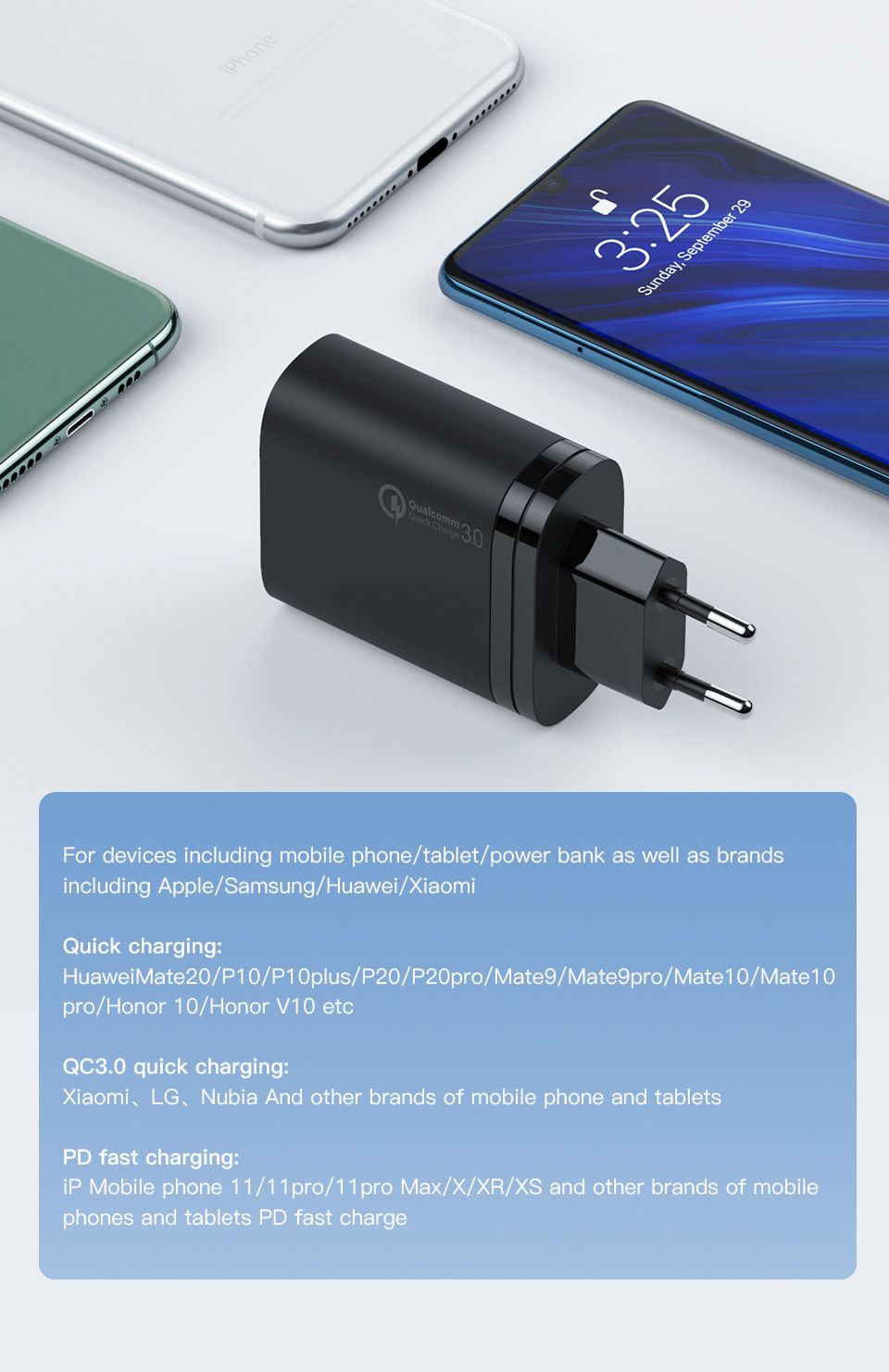 KUULAA-36W-PD-QC30-Quick-Charging-USB-Charger-Adapter-For-iPhone-8Plus-XS-11-Pro-Huawei-P30-Pro-Mate-1612007