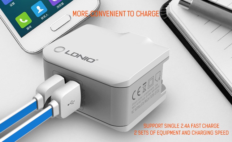 LDNIO-24A-Fast-Charging-Type-C-Dual-USB-Port-European-Regulations-Travel-Home-Wall-Charger-Detachabl-1530247