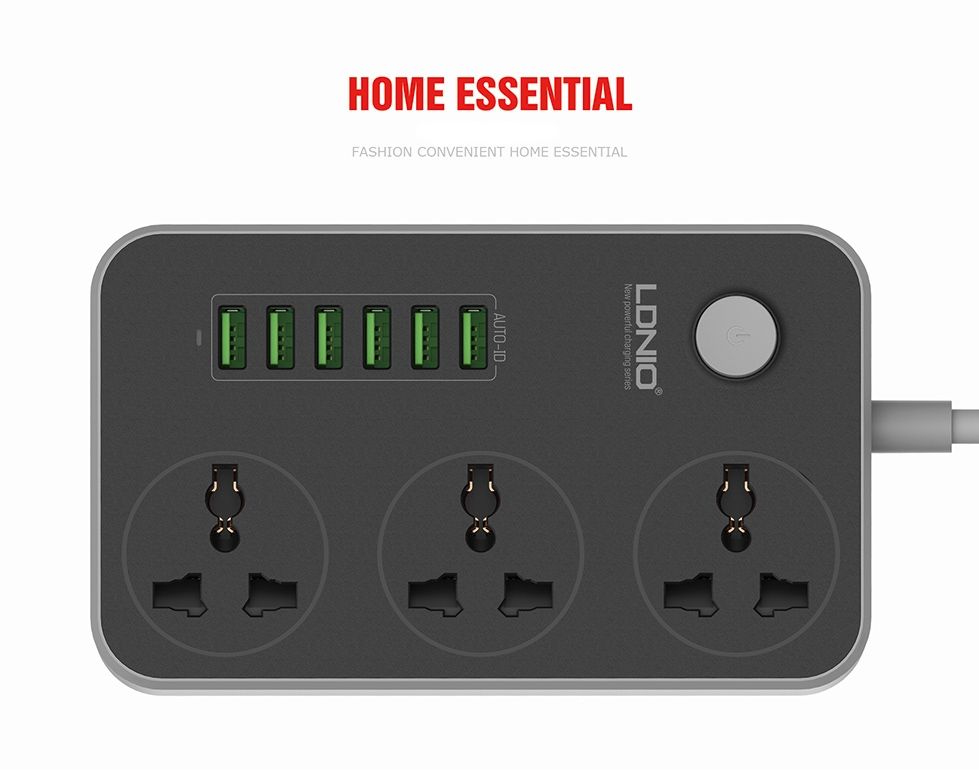 LDNIO-5V-34A-3-International-Power-Socket-6-USB-Port-656ft2m-EU-Plug-Charging-Socket-1106498